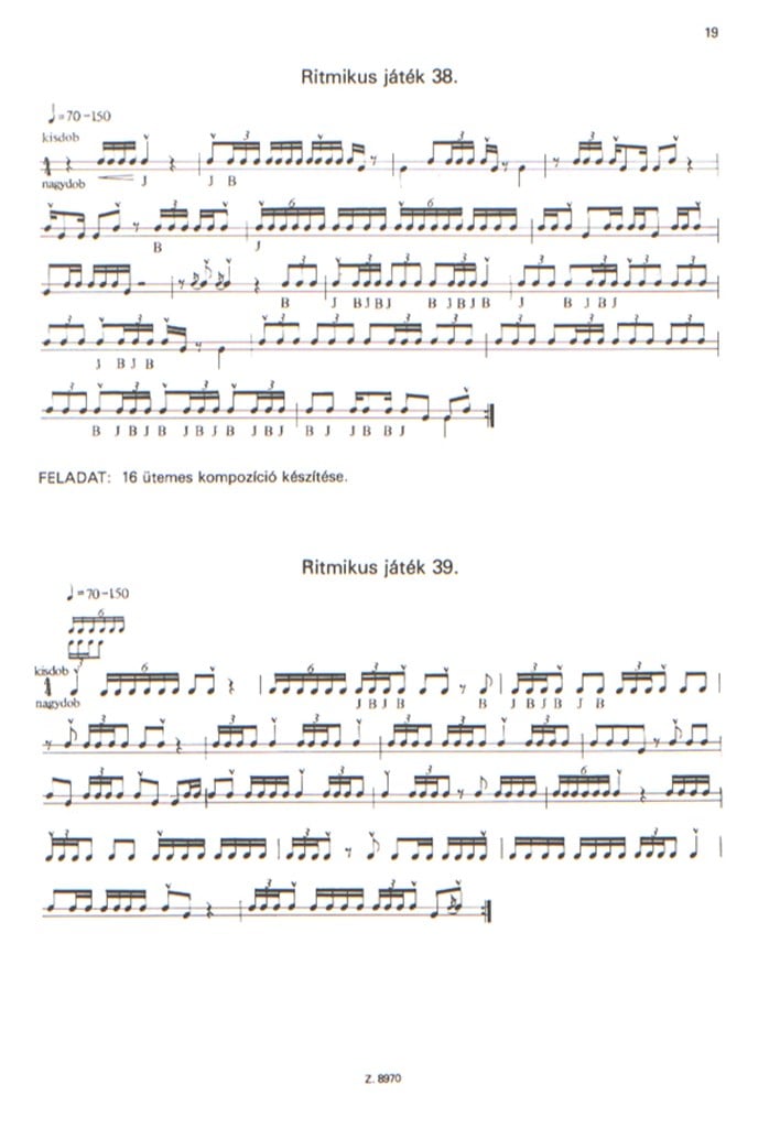 Ritmusjáték es Jazzdobolas III